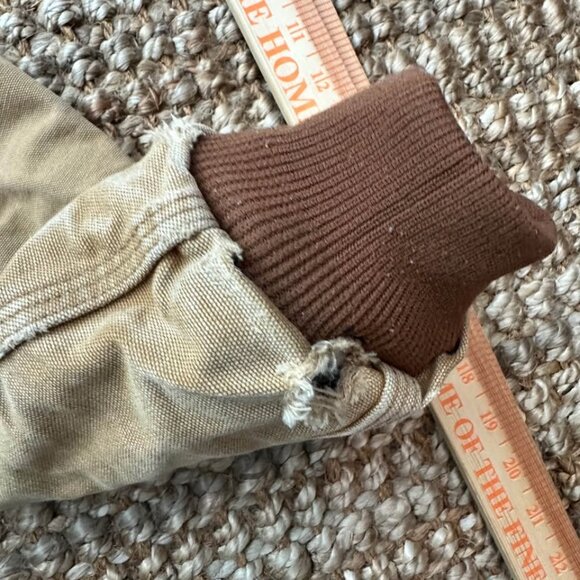 VTG Carhartt Jacket Large Sun Faded Brown Quilt Lined Union USA Made J140 BRN - Picture 5 of 10